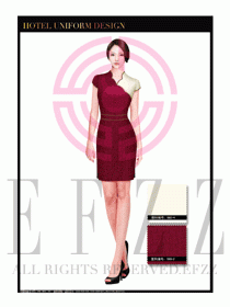 酒店中餐服務(wù)員制服設(shè)計1639