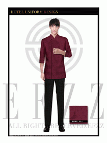 酒店中餐服務(wù)員制服設(shè)計(jì)1645