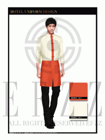 酒店中餐服務(wù)員制服設(shè)計1649