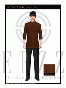 酒店中餐服務(wù)員制服設(shè)計(jì)1651