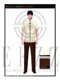酒店中餐服務(wù)員制服設(shè)計(jì)1653