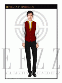 酒店中餐服務(wù)員制服設(shè)計(jì)1655