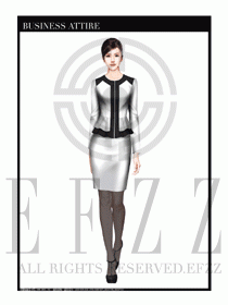 專賣店營業(yè)員職業(yè)裝設計圖1318