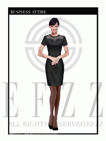 專賣(mài)店?duì)I業(yè)員職業(yè)裝設(shè)計(jì)圖1319