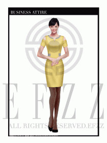 專(zhuān)賣(mài)店?duì)I業(yè)員職業(yè)裝設(shè)計(jì)圖1321