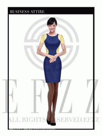 專(zhuān)賣(mài)店?duì)I業(yè)員職業(yè)裝設(shè)計(jì)圖1335