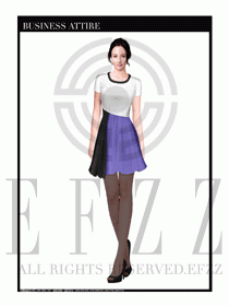 專賣店營業(yè)員職業(yè)裝設(shè)計圖1344