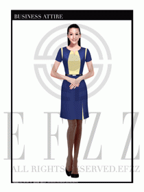 專賣店營業(yè)員職業(yè)裝設計圖1334