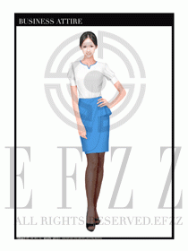 專賣店營業(yè)員職業(yè)裝設計圖1337