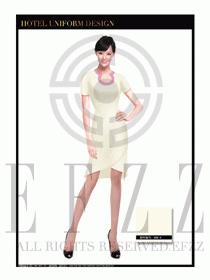 按摩技師美容師職業(yè)制服1243