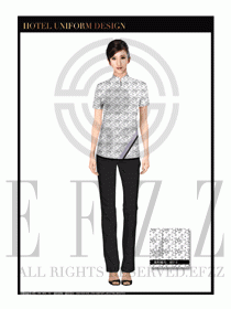 按摩技師美容師職業(yè)制服1259