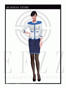 珠寶營業(yè)員職業(yè)裝店員制服1350