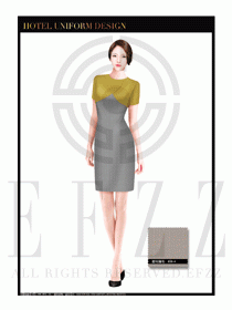 SPA會所服務(wù)生制服設(shè)計(jì)圖458