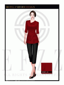 SPA會所服務生制服設(shè)計圖455