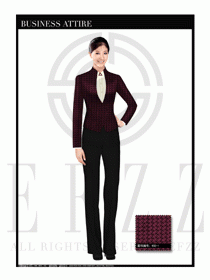 女時尚OL職業(yè)裝設計圖1008