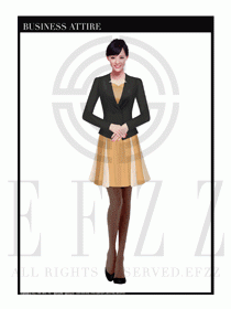 女時(shí)尚OL職業(yè)裝設(shè)計(jì)圖1018