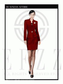 女時尚OL職業(yè)裝設(shè)計圖1025