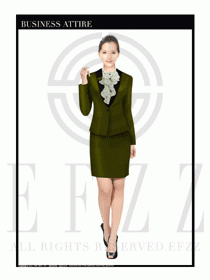 女時(shí)尚OL職業(yè)裝設(shè)計(jì)圖1032