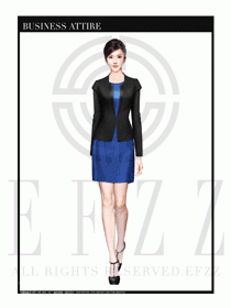女時(shí)尚OL職業(yè)裝設(shè)計(jì)圖1044