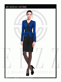女時尚OL職業(yè)裝設計圖1042