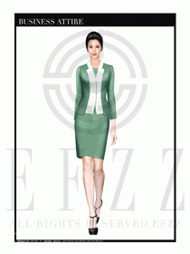 女時尚OL職業(yè)裝設(shè)計圖1043