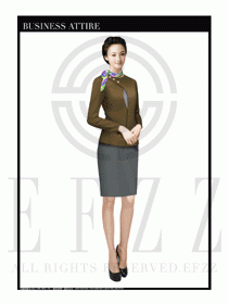 女時尚OL職業(yè)裝設計圖1054