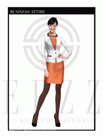 女時(shí)尚OL職業(yè)裝設(shè)計(jì)圖1077