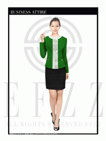 女時尚OL職業(yè)裝設計圖1047