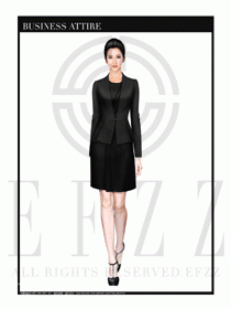 女時尚OL職業(yè)裝設(shè)計圖1078