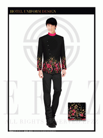 酒店中餐服務(wù)員制服設(shè)計1684