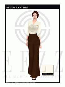 酒店西餐服務(wù)員制服設(shè)計(jì)1044