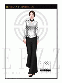 酒店西餐服務(wù)員制服設(shè)計(jì)1051