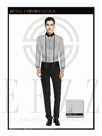 酒店西餐服務(wù)員制服設(shè)計1056