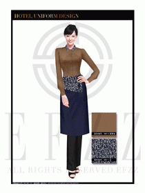 酒店西餐服務(wù)員制服設(shè)計(jì)1059