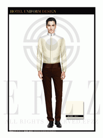 酒店西餐服務(wù)員制服設(shè)計(jì)1063