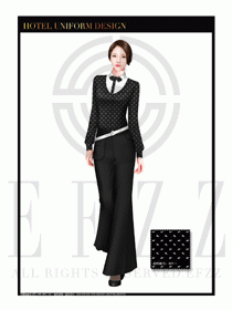 酒店西餐服務(wù)員制服設(shè)計(jì)1070