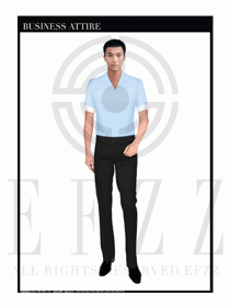 酒店西餐服務(wù)員制服設(shè)計(jì)1079