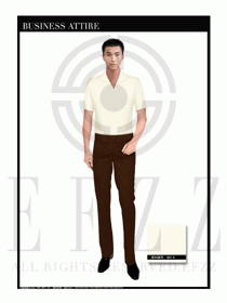 酒店西餐服務(wù)員制服設(shè)計1078