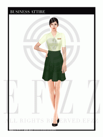 酒店西餐服務(wù)員制服設(shè)計(jì)1077