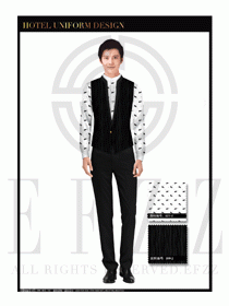 酒店西餐服務(wù)員制服設(shè)計(jì)1083