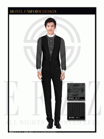 酒店西餐服務(wù)員制服設(shè)計1082