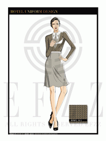酒店西餐服務(wù)員制服設(shè)計(jì)1102