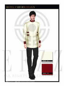 酒店西餐服務(wù)員制服設(shè)計(jì)1117