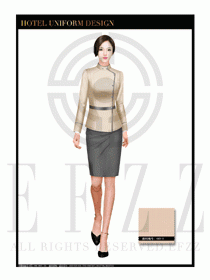 酒店總臺大堂服務員制服設計圖868