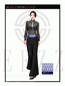 水療SPA咨客迎賓制服設計圖375