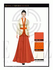 水療SPA咨客迎賓制服設(shè)計圖381