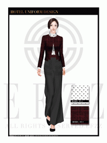 水療SPA咨客迎賓制服設(shè)計(jì)圖384