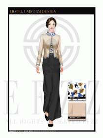水療SPA咨客迎賓制服設(shè)計(jì)圖389