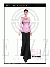 水療SPA咨客迎賓制服設(shè)計(jì)圖388