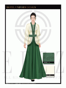 水療SPA咨客迎賓制服設(shè)計(jì)圖391